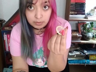 Como colocar un condón con la boca (en pene grande) by Reyna Tirana