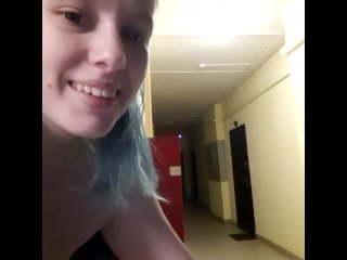 I masturbate in the entrance where neighbors can see me, private webcam chat