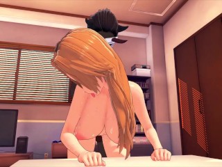 FUTA MONSTER X BLEACH RANGIKU MATSUMOTO (3D HENTAI)