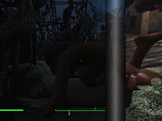 A porn adventure of a beautiful American woman in Fallout 4 | Porno Game 3d