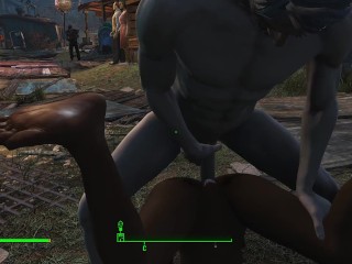 A porn adventure of a beautiful American woman in Fallout 4 | Porno Game 3d