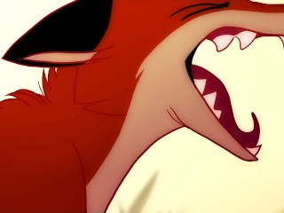 Patreon/Blitzdrachin : Straight yiff animation , cum inside, size difference , fox and rabbit