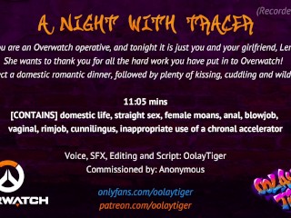 [OVERWATCH] A Night With Tracer | Erotic Audio Play by Oolay-Tiger