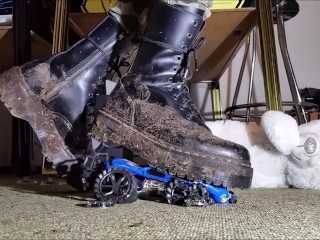 Toycar Crushing with Doc Martens Platform Boots (Trailer)