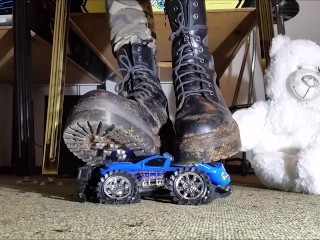 Toycar Crushing with Doc Martens Platform Boots (Trailer)