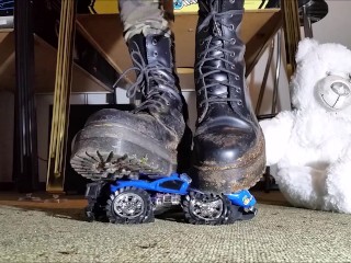 Toycar Crushing with Doc Martens Platform Boots (Trailer)