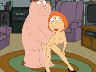 Griffin - Lois Has Fun With Peter, Quagmire and Donna - Sex Cartoon Hentai P74