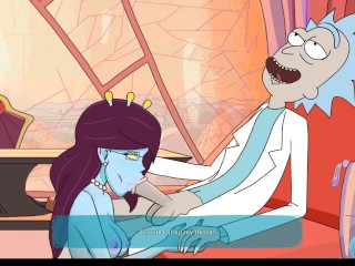 Rick's Lewd Universe - Part 1 - Rick and Morty - Unity Suck Off Rick By LoveSkySanX