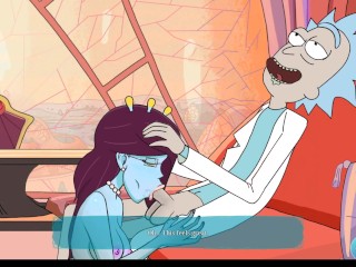 Rick's Lewd Universe - Part 1 - Rick and Morty - Unity Suck Off Rick By LoveSkySanX