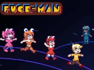FuckMan Deluxe [Hentai Pixel game] retro Pacman porn porody