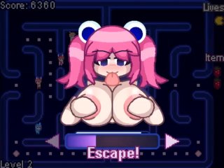 FuckMan Deluxe [Hentai Pixel game] retro Pacman porn porody