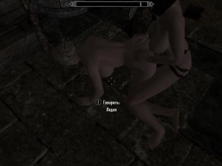 skyrim Lydia. Girl - bisexual, perfectly fucks girls and sucks from men | Game 3d