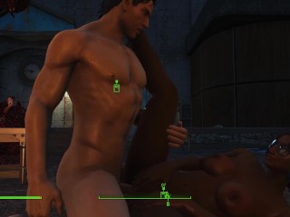 Faithful Servant Ash is a muscular guy ready to fulfill any sex whim | Fallout heroes