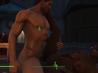 Faithful Servant Ash is a muscular guy ready to fulfill any sex whim | Fallout heroes