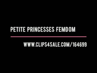 Public Humiliation Spitting by Petite Princesses Femdom - Swallow Teen Mistresse's Saliva