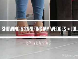 YELAHIAG IN A JOI WEARING HOT WEDGES