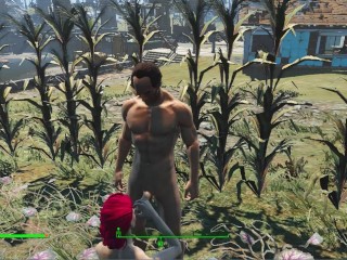 Red-haired sex beauty in Fallout. First Person Porn | PC Game