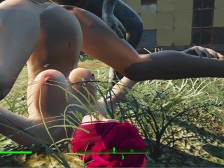 Red-haired sex beauty in Fallout. First Person Porn | PC Game