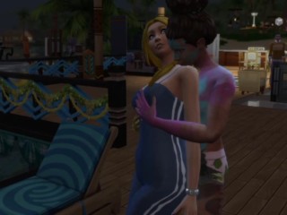 Sex with a ghost girl. Penis funny enters the transparent body | Anime porno