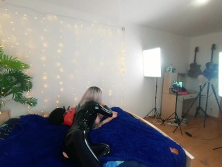 Hot BDSM sex of two fetish girls, main video and backstages 4k quality romantic love