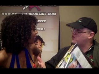 Misty Stone with Jiggy Jaguar AVN 2017 Interview