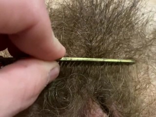 NEW HAIRY PUSSY FETISH COMPILATION BIG CLIT CLOSEUP