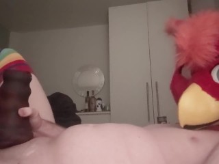 Bird fursuiter fucking Bad Dragon Hazel the Werewolfess penetrable