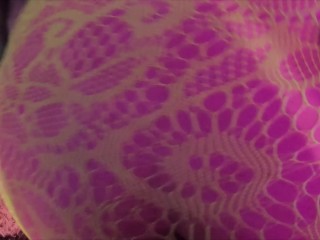 Ravergirl in fishnets gets fucked