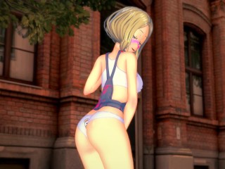 Pokemon - Adult Mina (Matsurika) masturbation - Hentai