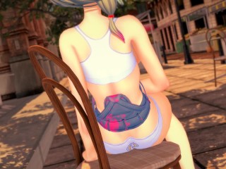 Pokemon - Adult Mina (Matsurika) masturbation - Hentai