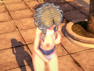 Pokemon - Adult Mina (Matsurika) masturbation - Hentai