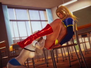 Lesbian - Supergirl x Supergirl - 3D Porn