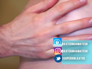 Natural Small Tits. Nipple playing biting and licking - Woman Orgasm 4K