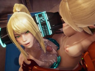 Futa - Metroid - Samus x Samus - 3D Porn