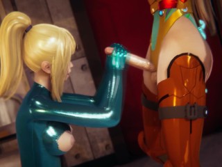 Futa - Metroid - Samus x Samus - 3D Porn