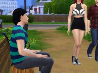 DDSims - Cuckold Allows Strangers to Gangbang his Wife - Sims 4