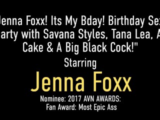 Jenna Foxx Has A Happy Dickday With Savana Styles And Tana Lea!