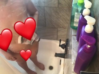 POV : You’re Spying on me in the shower(full 8:15 uncensored on OnlyFans)