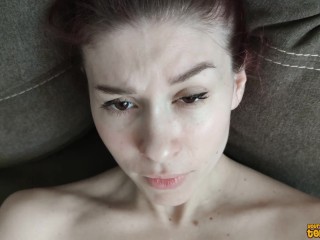 LEAKED OnlyFans: annakovachenko - A quickie on the couch in 4K (with extreme closeup little white pu