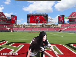 Alexandria Wu’s Sexy Super Bowl Halftime Show Promo 