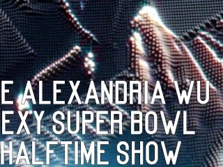 Alexandria Wu’s Sexy Super Bowl Halftime Show Promo 