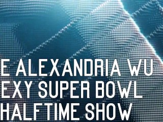 Alexandria Wu’s Sexy Super Bowl Halftime Show Promo 