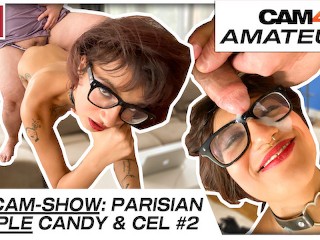 After a good, intense pounding Candy Scott gets a cum facial! CAM4