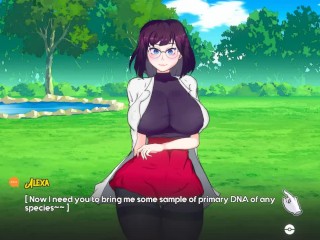 Oppaimon [Hentai Pixel game] Ep.2 Fucking with the professor Alexa in pokemon parody