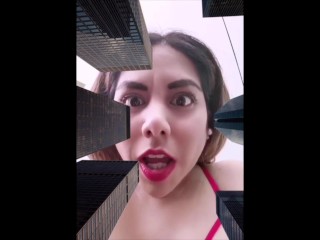 Giantess Débora destroy the city (Full video)