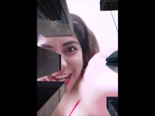 Giantess Débora destroy the city (Full video)