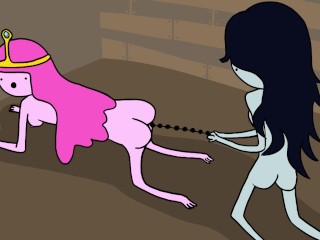 Princess Bubblegum & Marceline The Vampire Queen Lesbian Fuck - Adventure Time Porn Parody