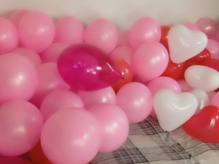 Paradise Balloons Teasing Mass Pop Date Preview Full Video On Manyvids