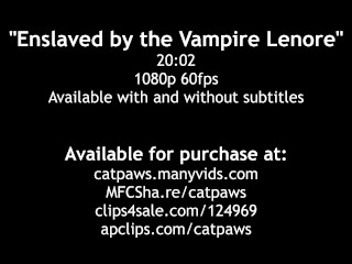 Enthralled by the Vampire Lenore (PREVIEW) | POV Femdom Denial JOI