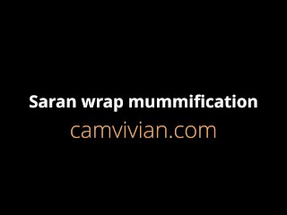 Saran wrap mummification